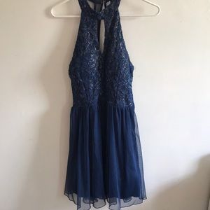 Blue homecoming/ formal dress never worn